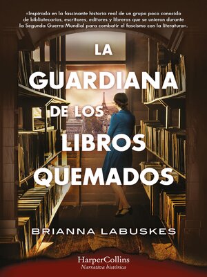 cover image of La guardiana de los libros quemados